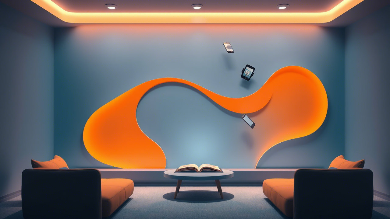 "Ergonomic personal learning place setup with natural lighting"