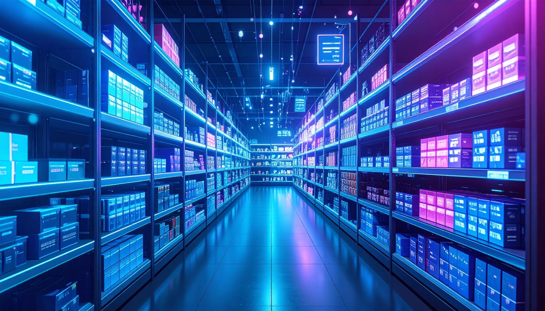 "Smart inventory management system using AI computer vision in modern retail"