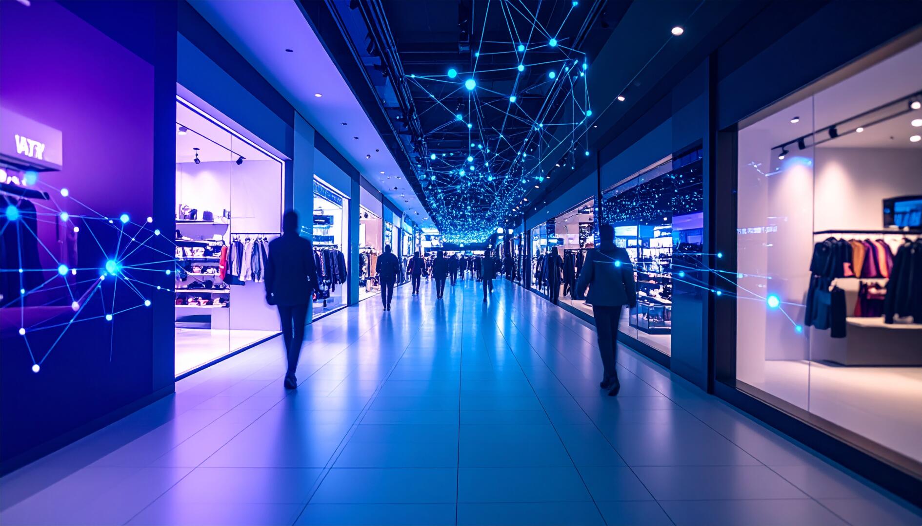 Retail store heatmap showing anonymous video analytics customer traffic