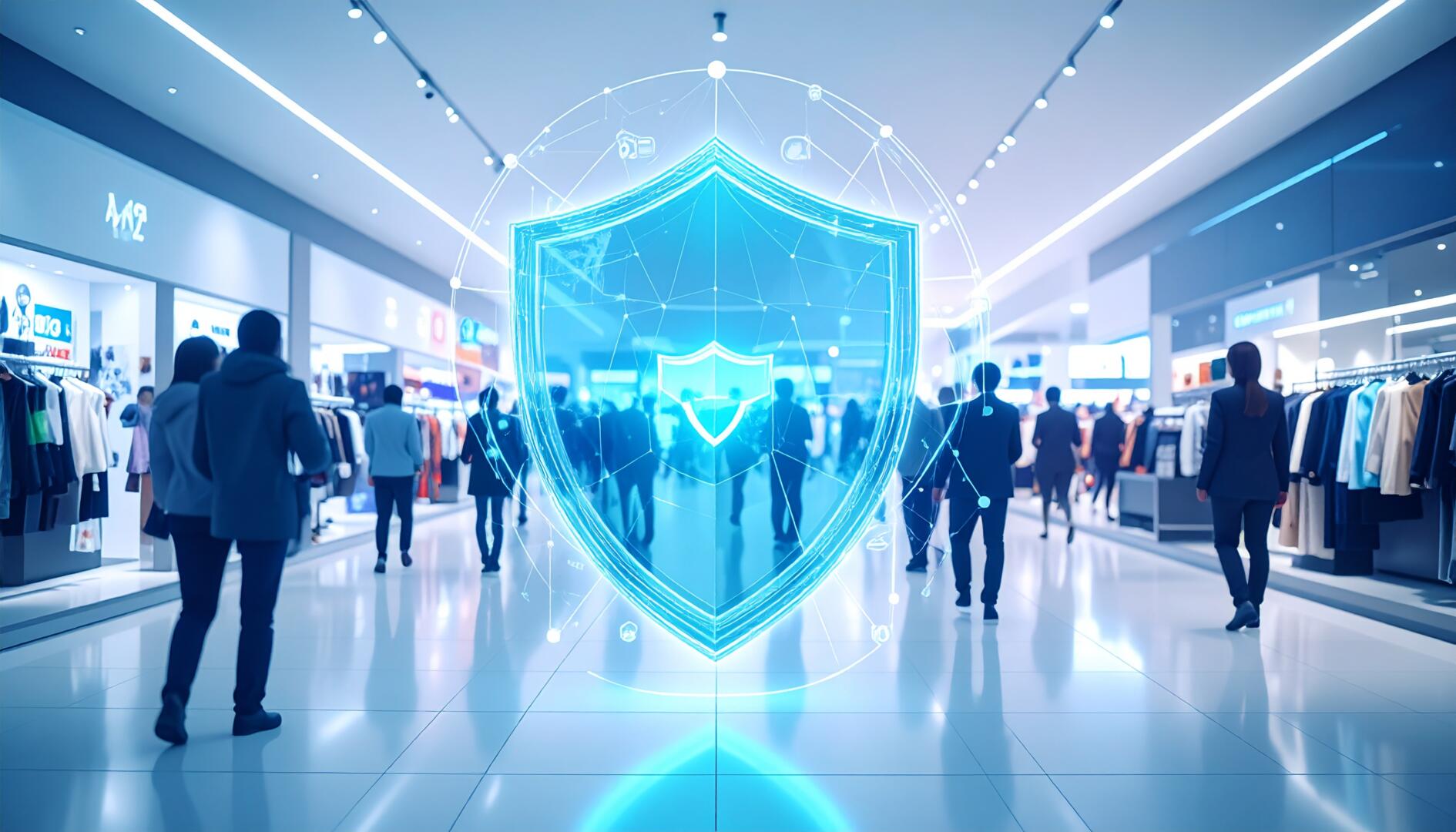 Privacy-compliant video analytics system analyzing customer movement in retail environment