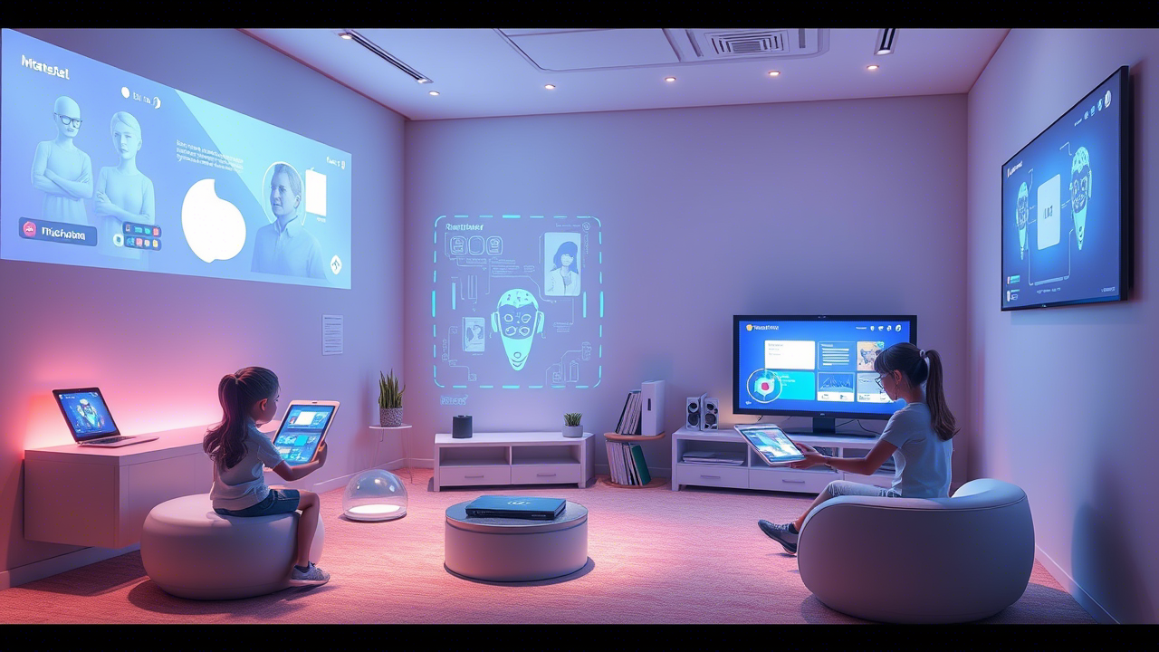 "Digital tools transforming a space into a personal learning place"