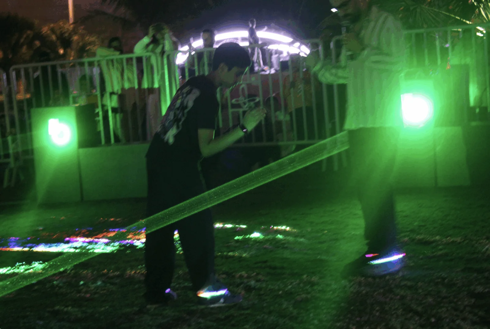 Ithra PiCon life-size laser harp