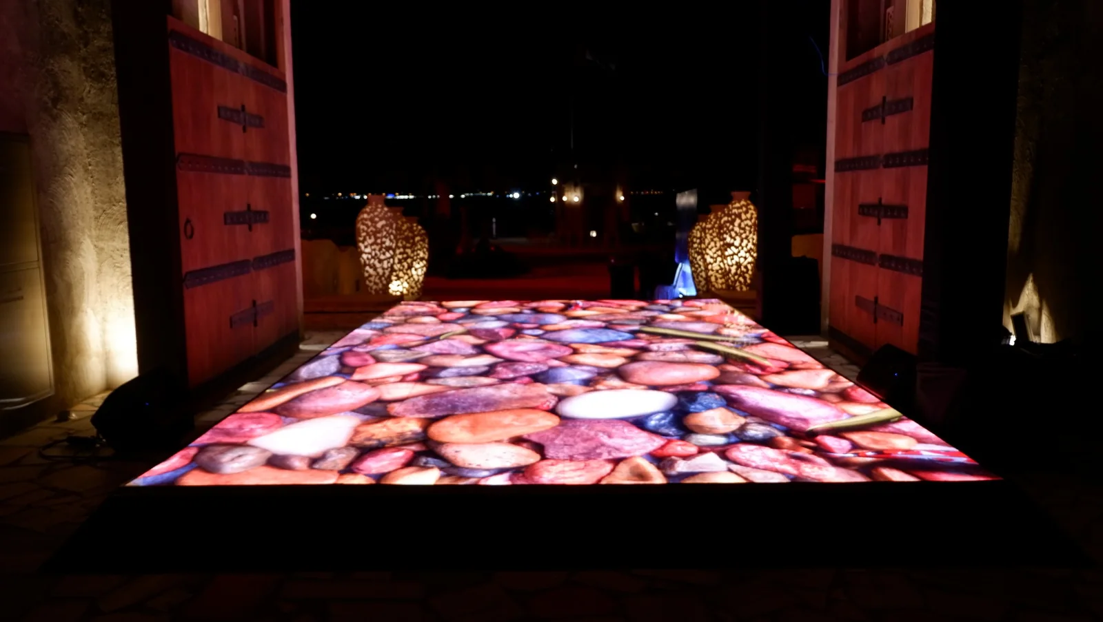 GCAA 8 x 4 metre interactive LED floor