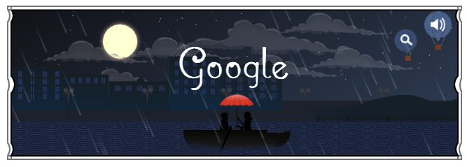 Google doodle for Claude Debussy is exceptional!