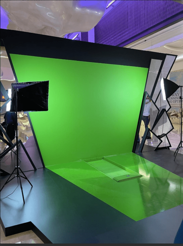 Interactive green screen video booth technology by PearlQuest