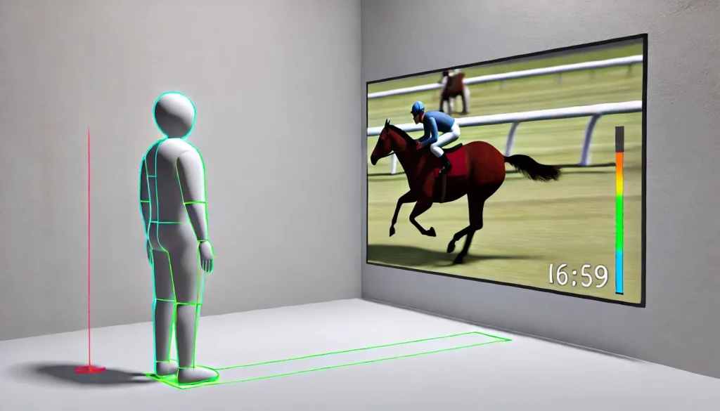 Why Choose the Horse Racing Game? Immersive Gameplay: Feel the rhythm of the racetrack as you embody the movements of a horse, thanks to advanced AI body tracking. Interactive Fun: Perfect for trade shows, corporate events, or public venues, this game provides a unique break from the usual, offering joy and excitement to all participants. Tailored Experience: Customize the game to reflect your brand, event theme, or specific needs, ensuring a unique and memorable experience for your attendees. Engage and Recharge: Provide a delightful oasis of fun amidst the hustle of an event, helping attendees to relax, recharge, and enjoy themselves.