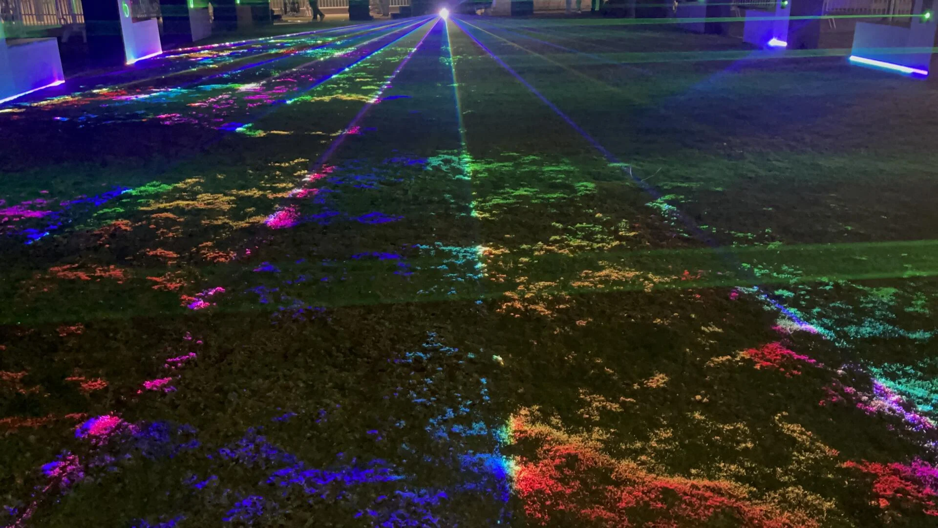 PearlQuest Laser Harp Installation at Ithra PiCon: Interactive Art
