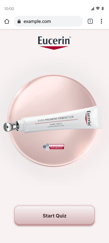 Eucerin Skincare Web Quiz by PearlQuest: QR Code Campaign