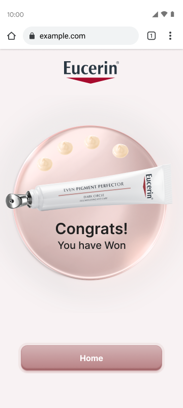Eucerin Skincare Web Quiz by PearlQuest: QR Code Campaign