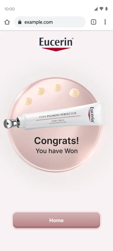Eucerin Skincare Web Quiz by PearlQuest: QR Code Campaign