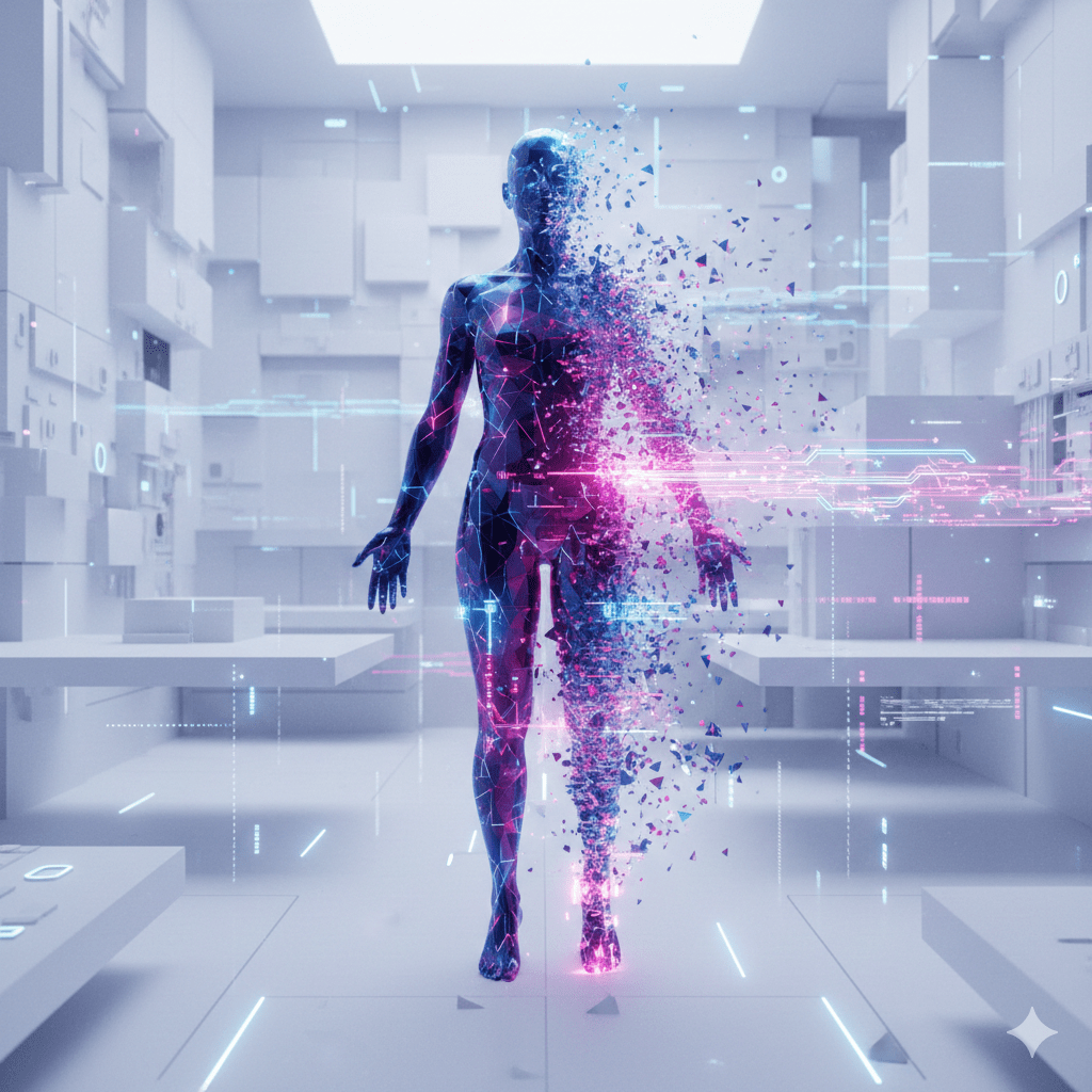 Abstract digital avatar representing how avatars transform your immersive story spaces in Dubai.