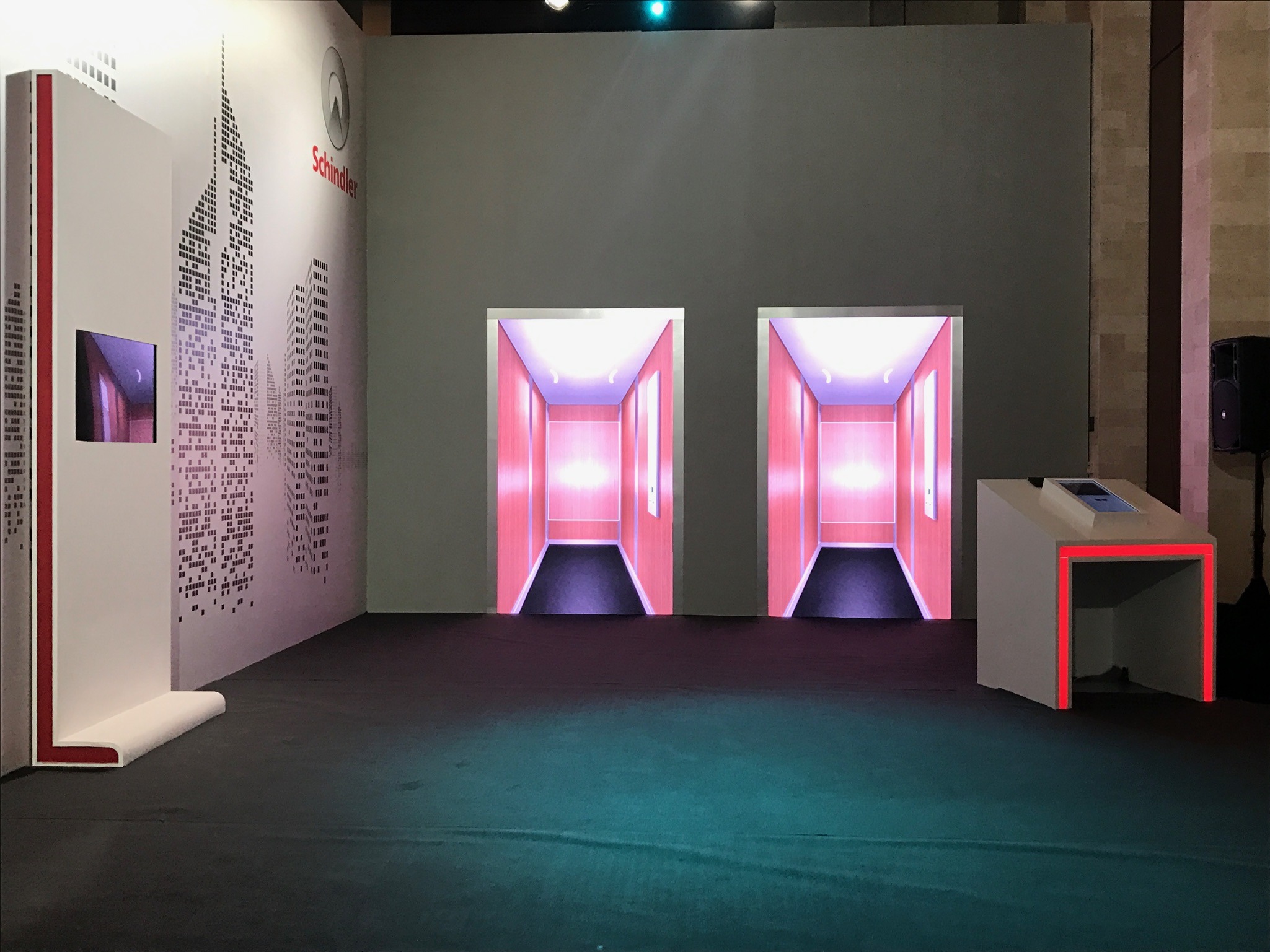 Interactive lift interior design configurator by PearlQuest for Schindler.