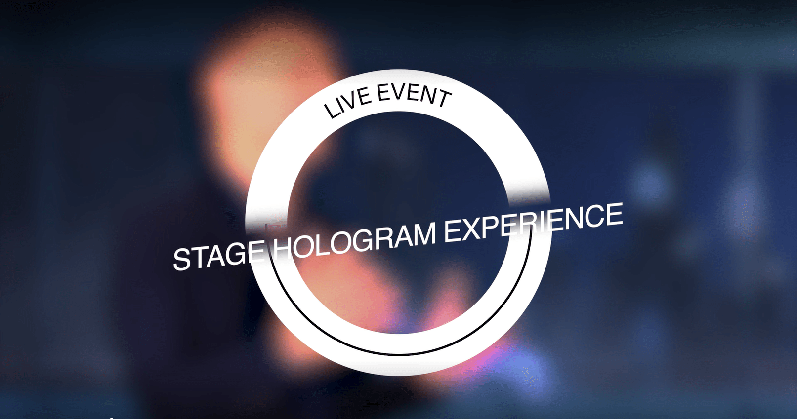 3D hologram on stage for Al Ghurair Group corporate event by PearlQuest.