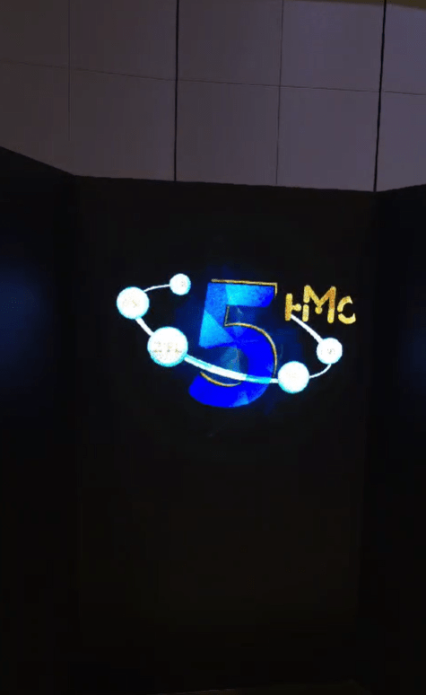 Nestle 3D holographic display and custom event content.