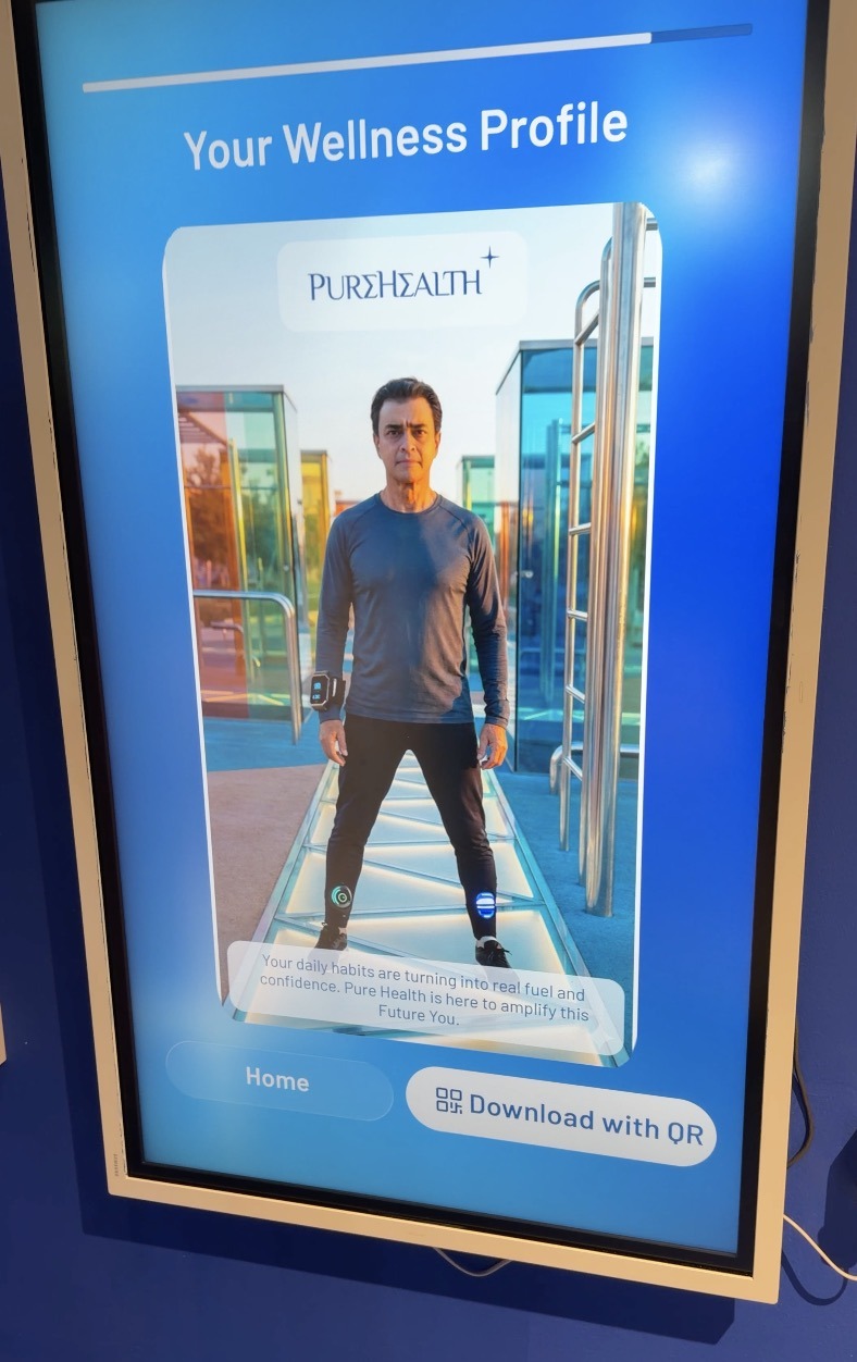 AI generated photobooth transformation sample for brand activation