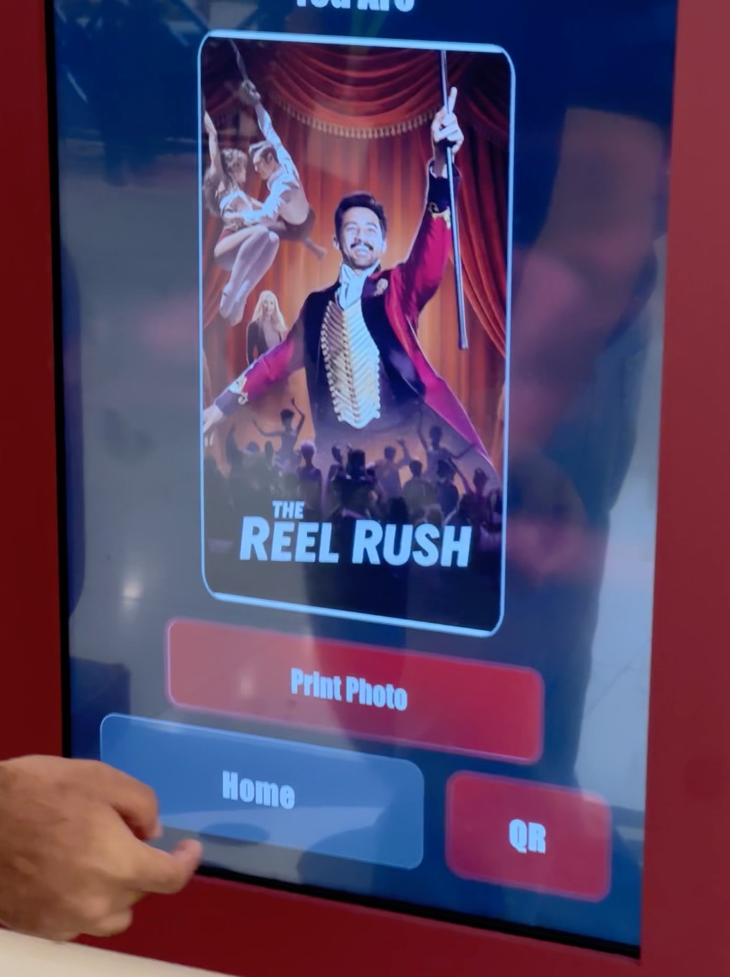 Vox Cinemas AI movie character transformation photobooth
