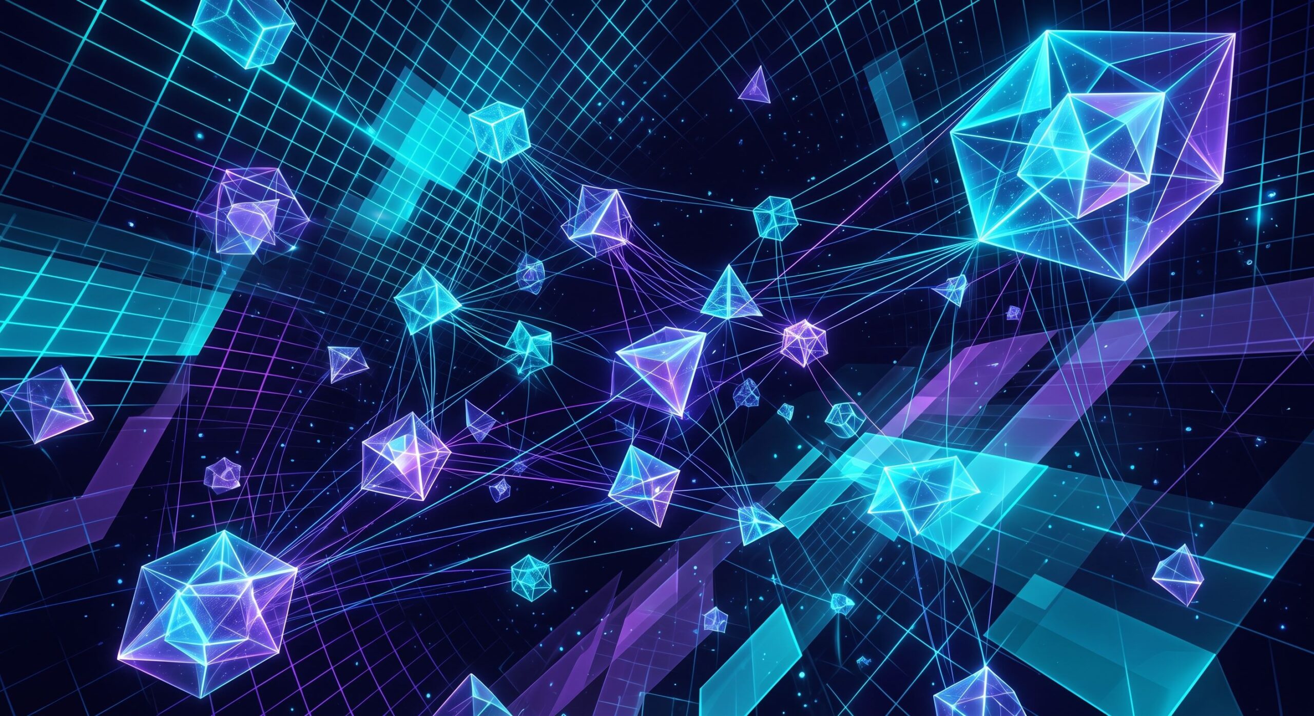 Abstract representation of modular 3D spatial architecture demonstrating VR hacks for high-ROI immersive story spaces.