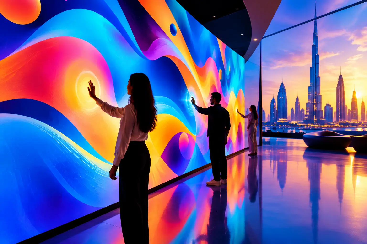 Interactive Wall Dubai for Real-World Use